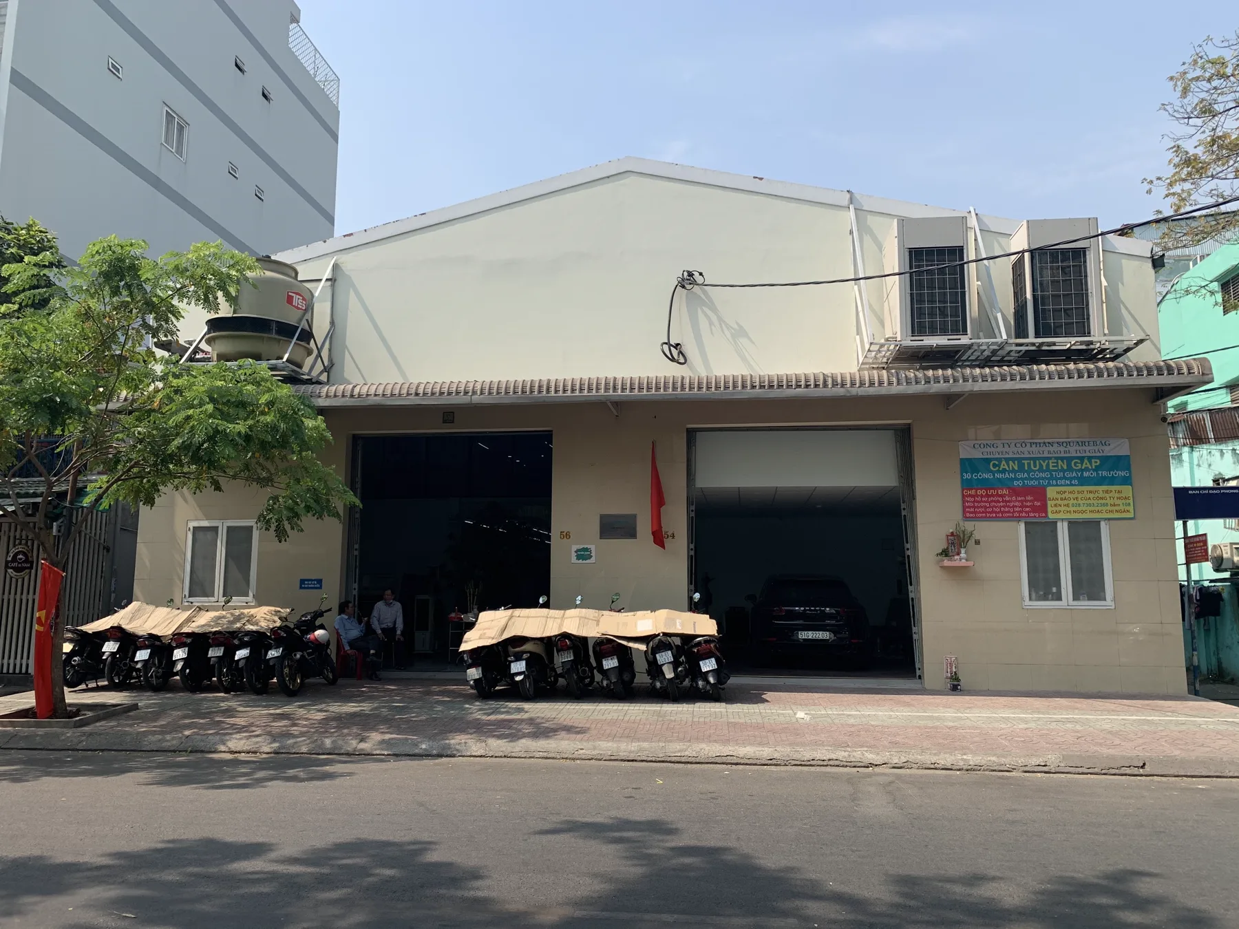 Mặt tiền công ty SquareBag tại TP. Hồ Chí Minh
