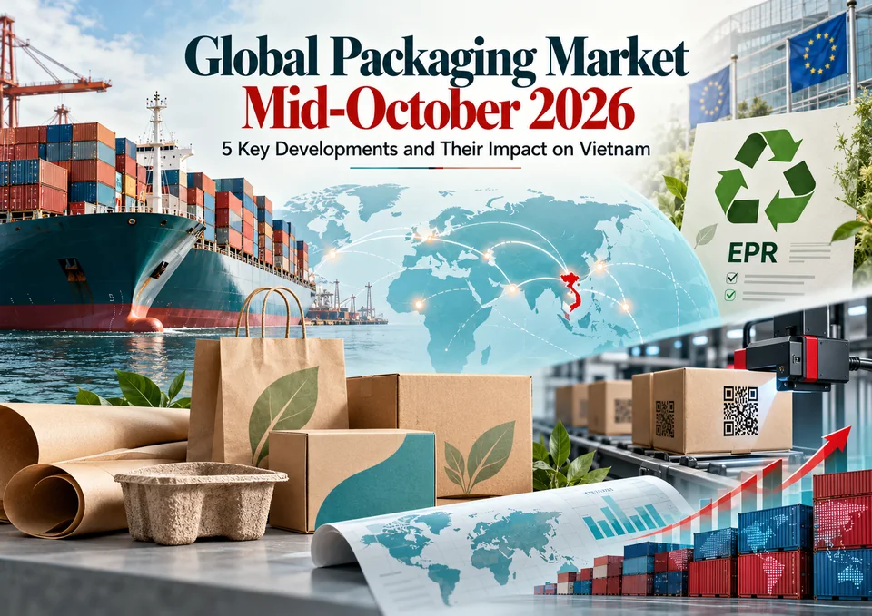 Thị trường bao bì giữa tháng 10/2026 và những diễn biến quốc tế ảnh hưởng đến doanh nghiệp Việt